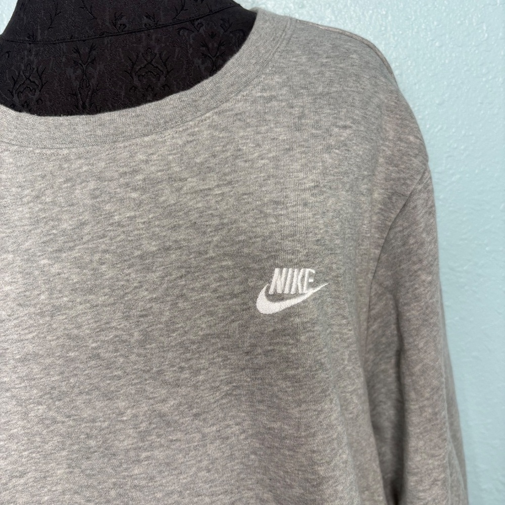 Nike Plus Size Womens Grey Sweatshirt - Picture 4 of 11